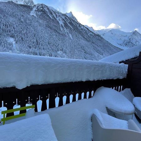 Mont Blanc View Apt In The Heart Of Chamonix Exteriör bild